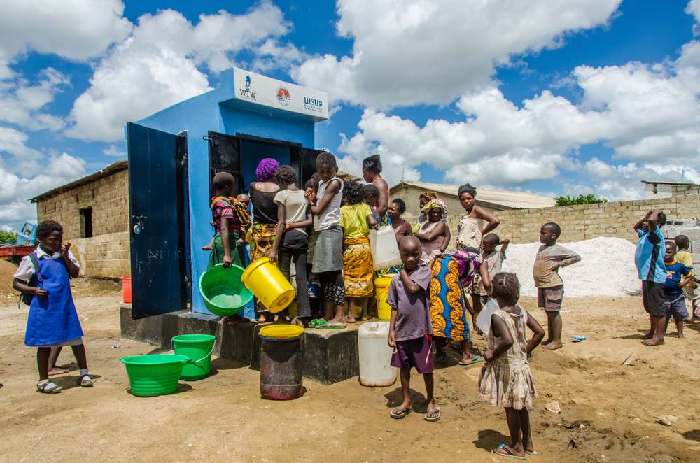 Water kiosk in Kanyama, Lusaka.©WATER FOR WATER